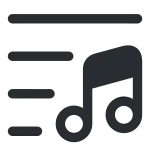 Music Filter SVG Icon